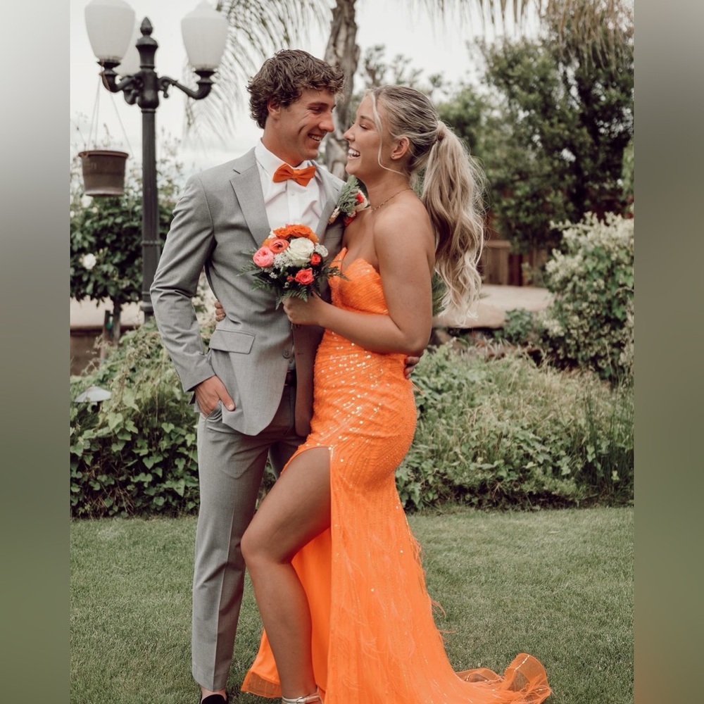Orange Prom Dress